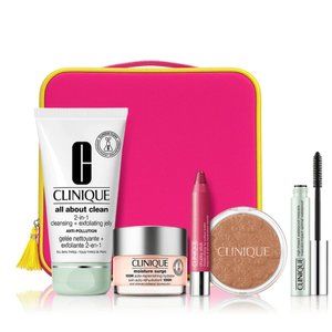 Clinique Summer Essential Set Moisture Surge, Bronzer, Cleanser etc. $170 Value